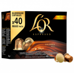 600 COLOMBIA L'OR Espresso-Kaffeekapseln – Nespresso-kompatible Aluminiumkapseln